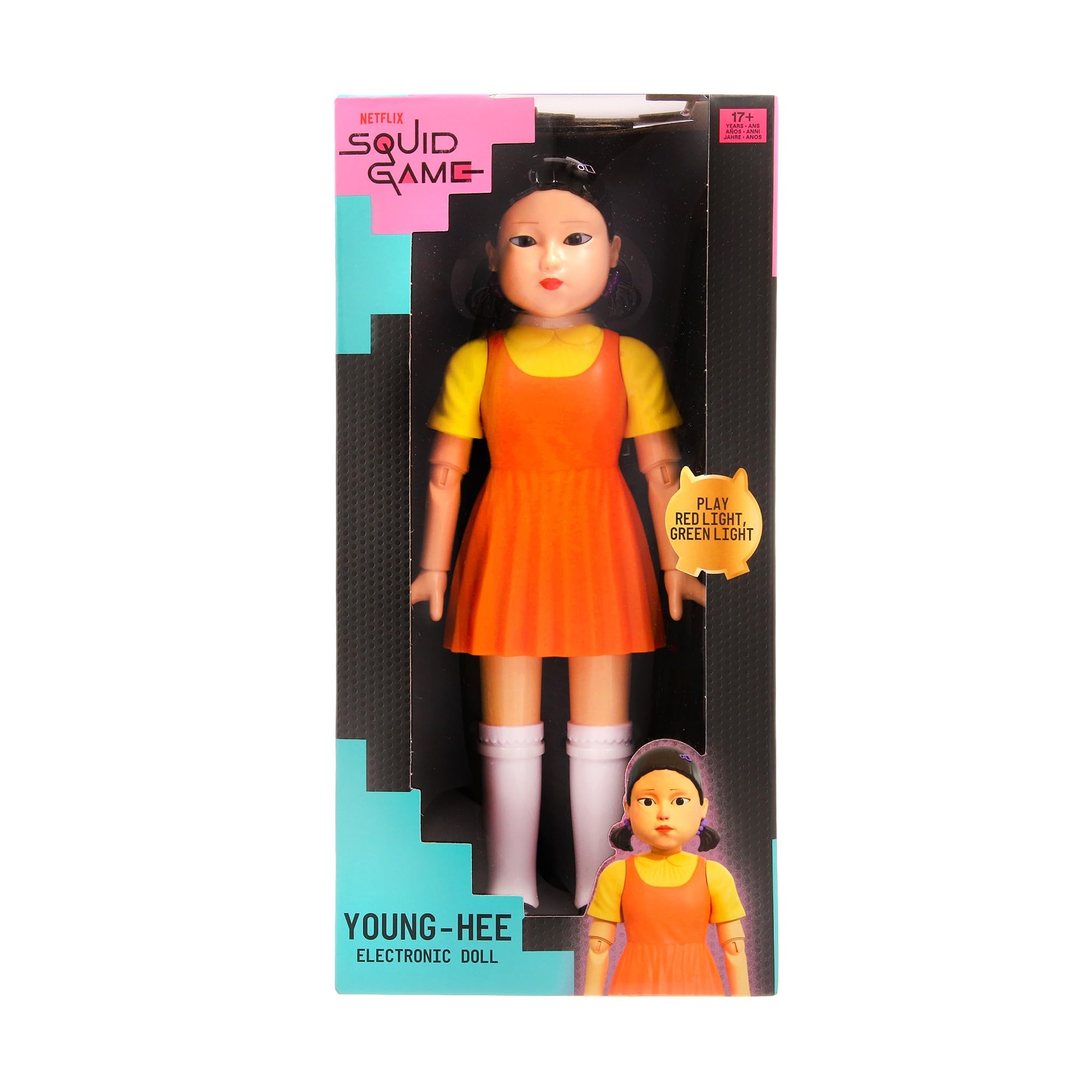 Amazon.com: Squid Game Young-HEE Doll, Plays Red Light Green Light