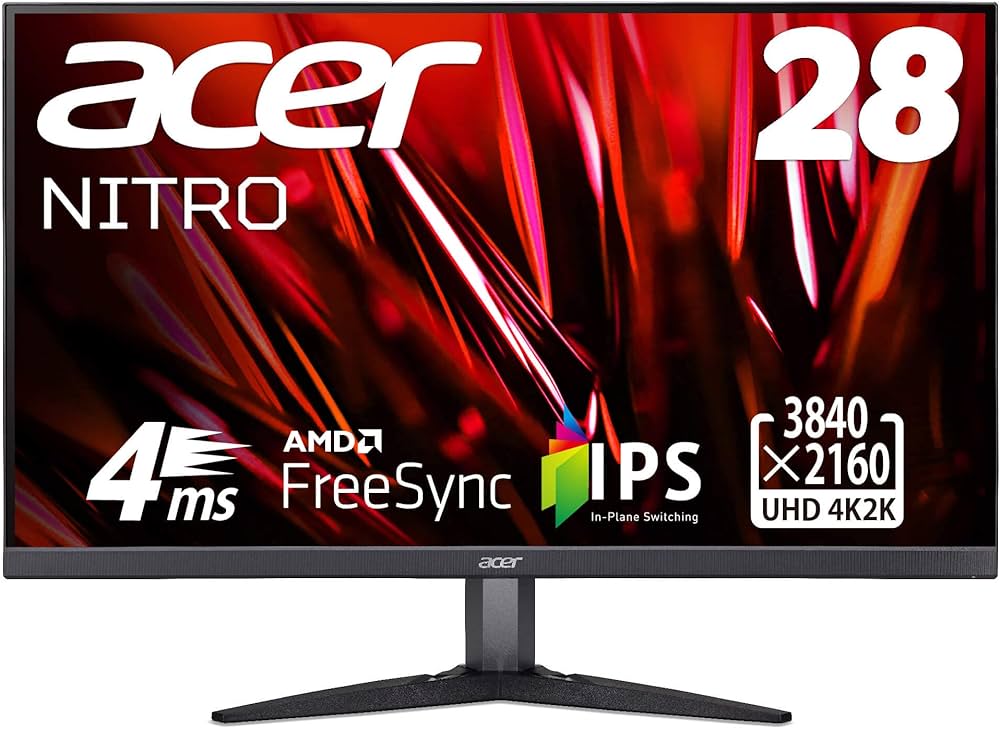 Amazon.co.jp: Acer ゲーミングモニター Nitro KG282Kbmiipx 28インチ