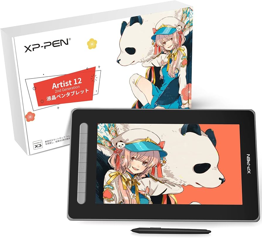 Amazon.co.jp: 【日本限定】XPPen 液タブ Artist 12セカンド 豪華版 X3