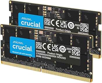Amazon.co.jp: Crucial ノートPC用増設メモリ 16GB(8GBx2枚) DDR5
