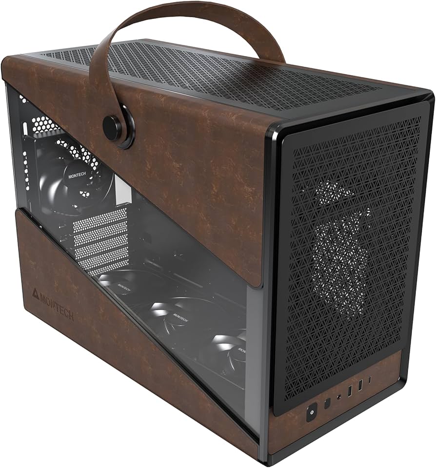 Amazon.com: MONTECH Heritage PRO mATX, Compact Leather Gaming