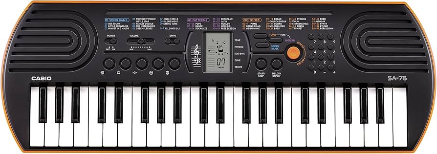 Amazon.co.jp: カシオ(CASIO) ミニキーボード Casiotone SA-76 44ミニ
