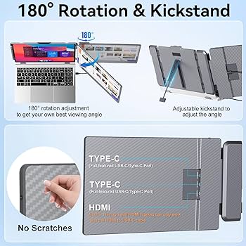Amazon.com: KEFEYA Laptop Screen Extender 2K, 2160x1440 QHD Laptop