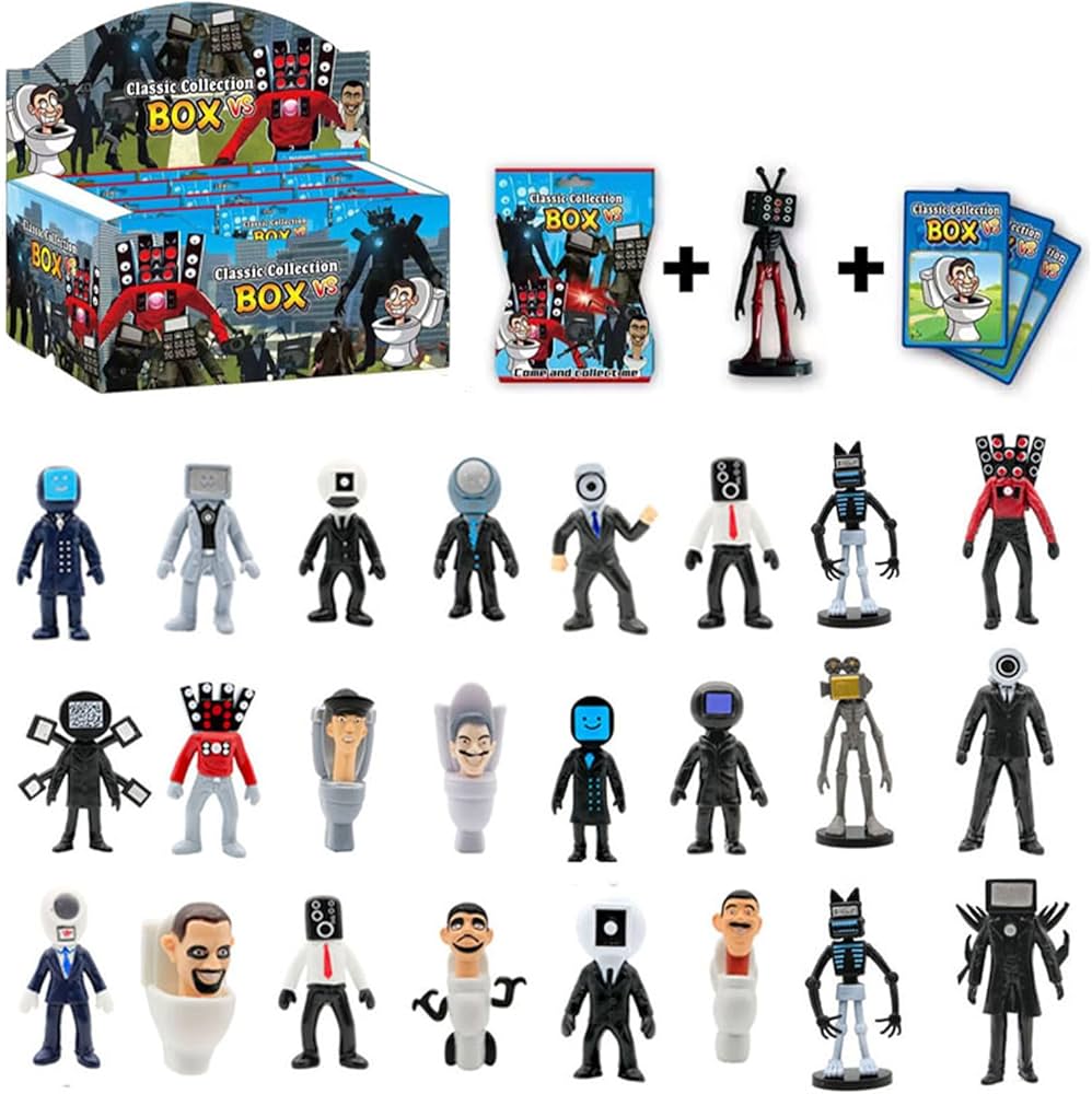 Amazon.co.jp: スキビディトイレ フィギュア 25点セットフィギュア