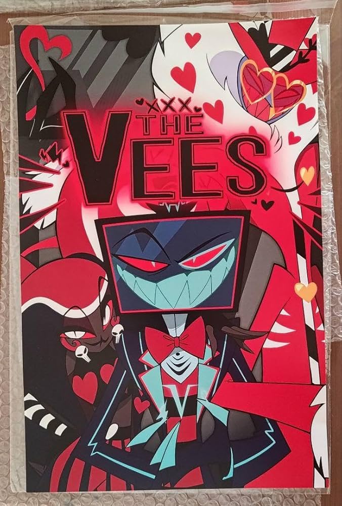 Hazbin Hotel The Vees ポスター ハズビンホテル Hazbinhotel VEES