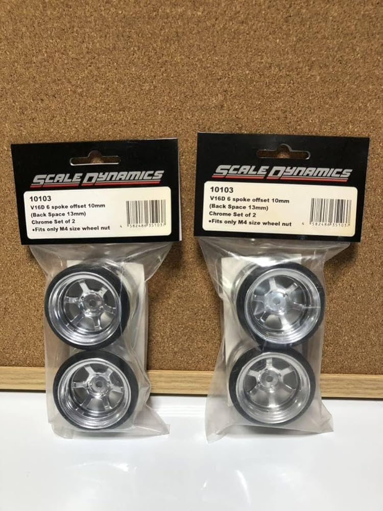 Amazon | スケールダイナミクス TE37 6スポーク ホイール クローム