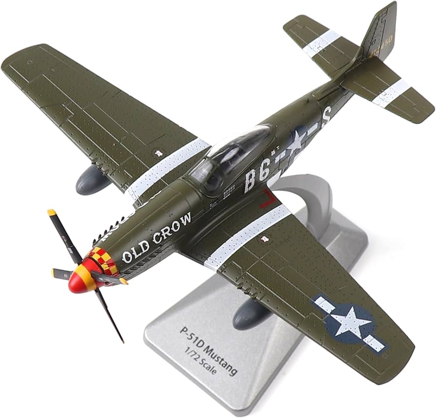 Amazon.co.jp: NUOTIE P51-D マスタング 1/72 金属飛行機モデルキット