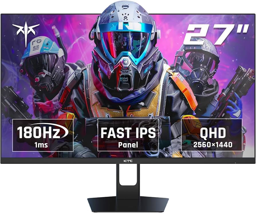 Amazon.com: KTC 27 Inch QHD Gaming Monitor, 180Hz 1ms GTG Fast IPS