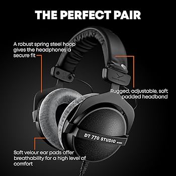 Amazon.com: beyerdynamic DT 770 Pro Studio Headphones - Over-Ear