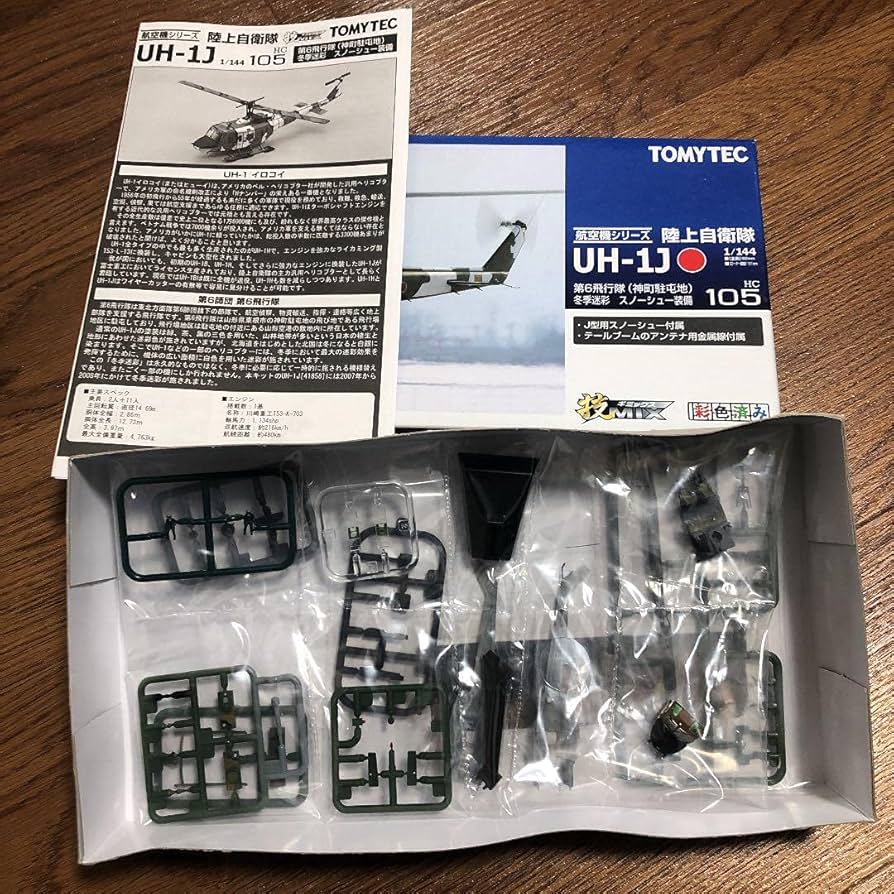 Amazon | 技MIX 1/144 陸上自衛隊 UH-1J 第6飛行隊 神町駐屯地冬季迷彩