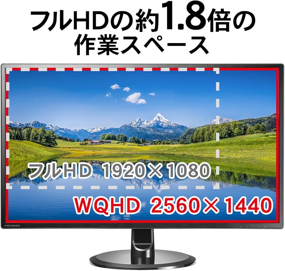 Amazon.co.jp: IODATA モニター 27インチ WQHD ADSパネル 非光沢 (HDMI