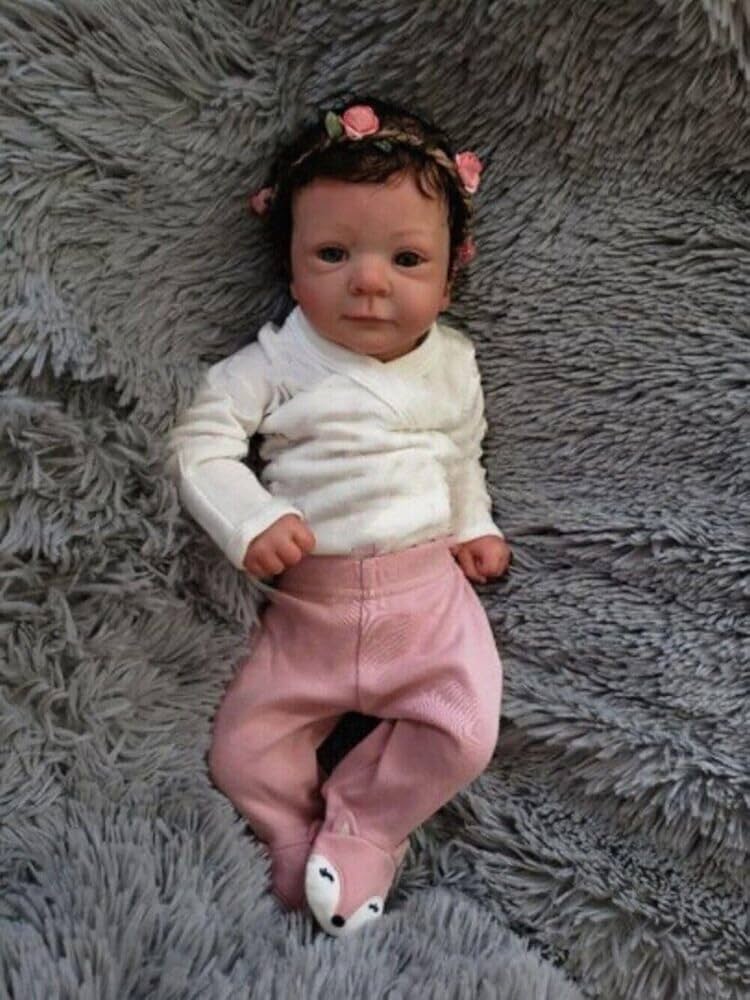 Amazon | Meeler リボーンドール 女の子 45cmリアルな 笑顔赤ちゃん