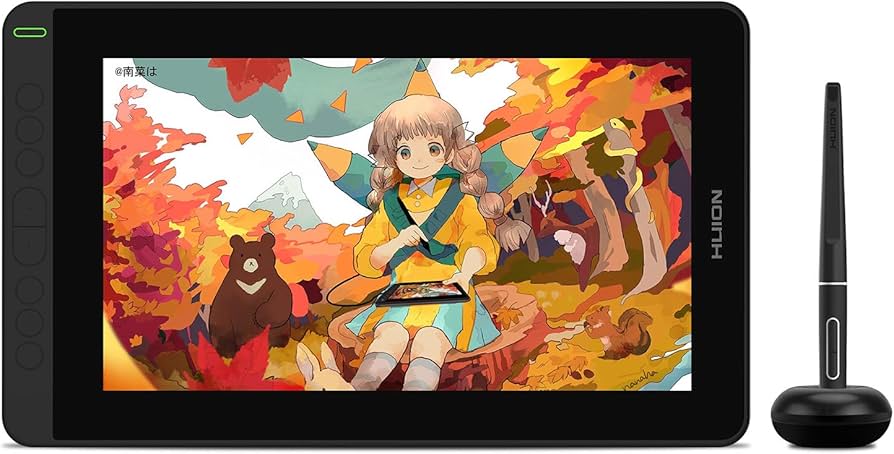 Amazon | HUION 液タブ 液晶ペンタブレット Kamvas 12 11.6インチ 充電