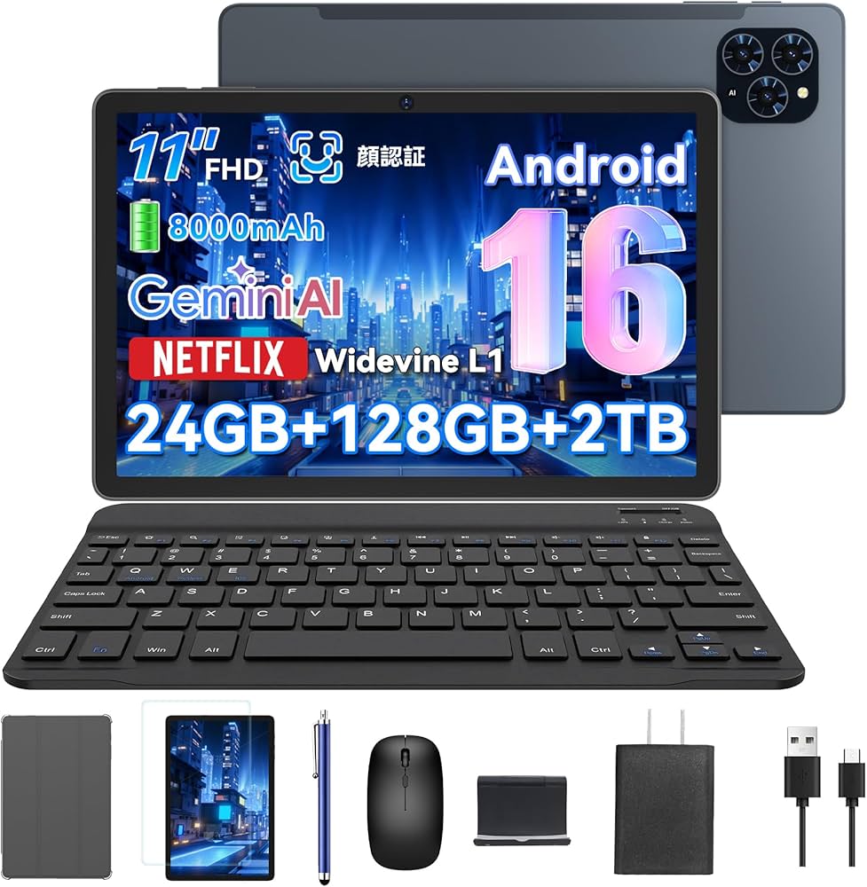 Amazon.co.jp: 【2026新登場 Android16 タブレット 11インチ 】TABWEE