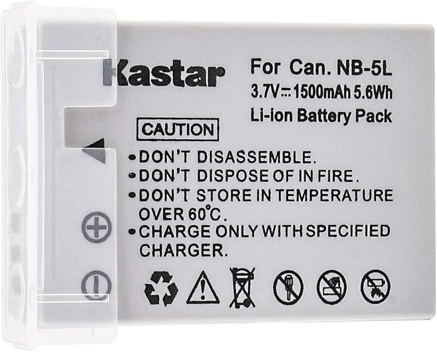 Amazon.com : Kastar NB-5L Digital Camera Battery Replacement for