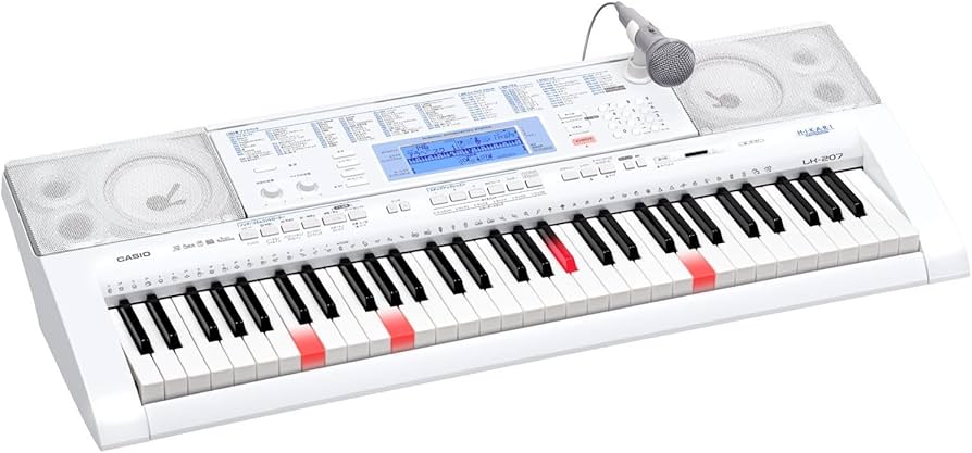 Amazon.co.jp: CASIO 光ナビゲーションキーボード(61鍵盤) LK-207 LK