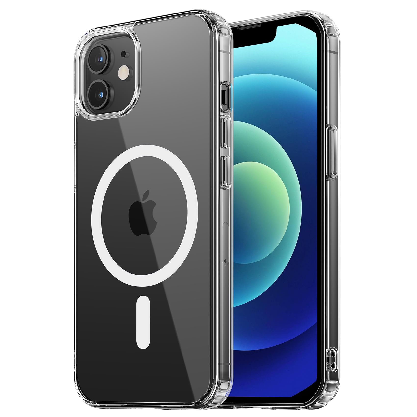 Amazon.co.jp: NIMASO iPhone12 mini 用 ケース MagSafe対応 クリア