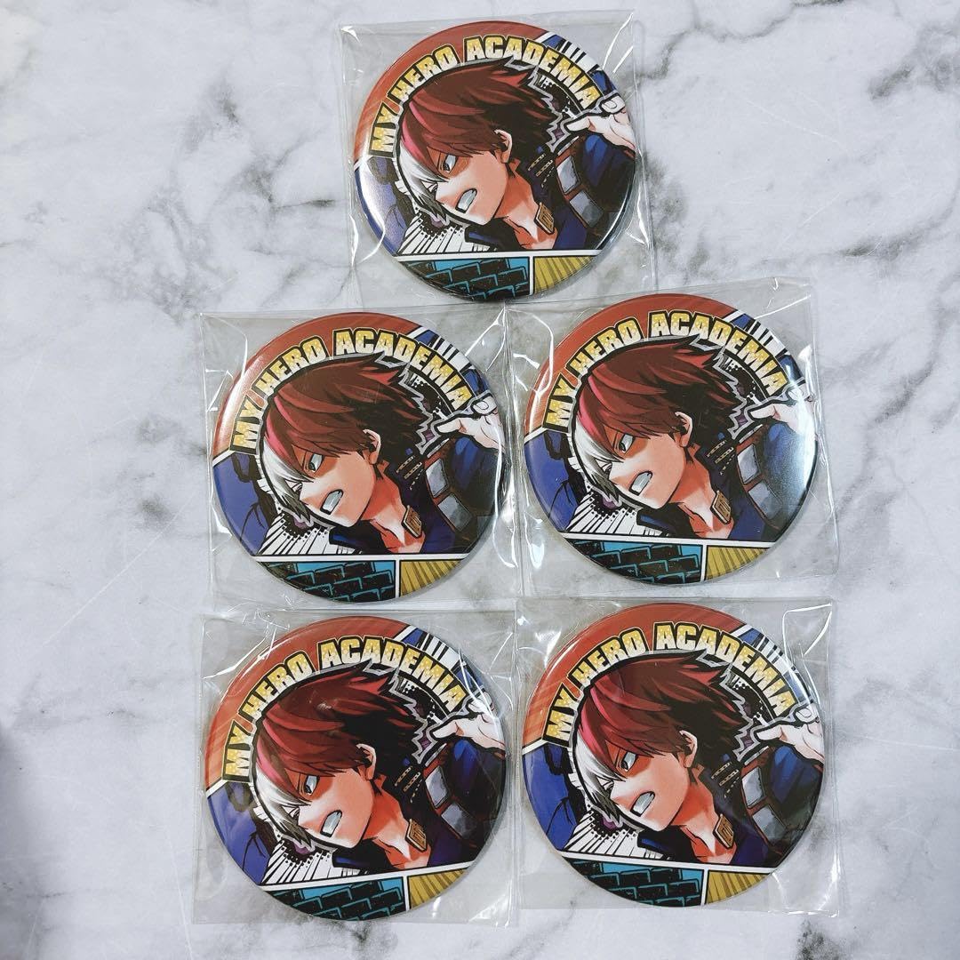 Amazon.co.jp: 轟焦凍 缶バッジ 原作絵 ヒロアカ : おもちゃ