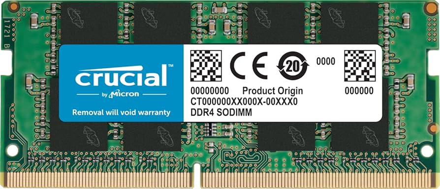 Crucial 16GB, 260-pin SODIMM, DDR4 PC4-21300, at Amazon.com