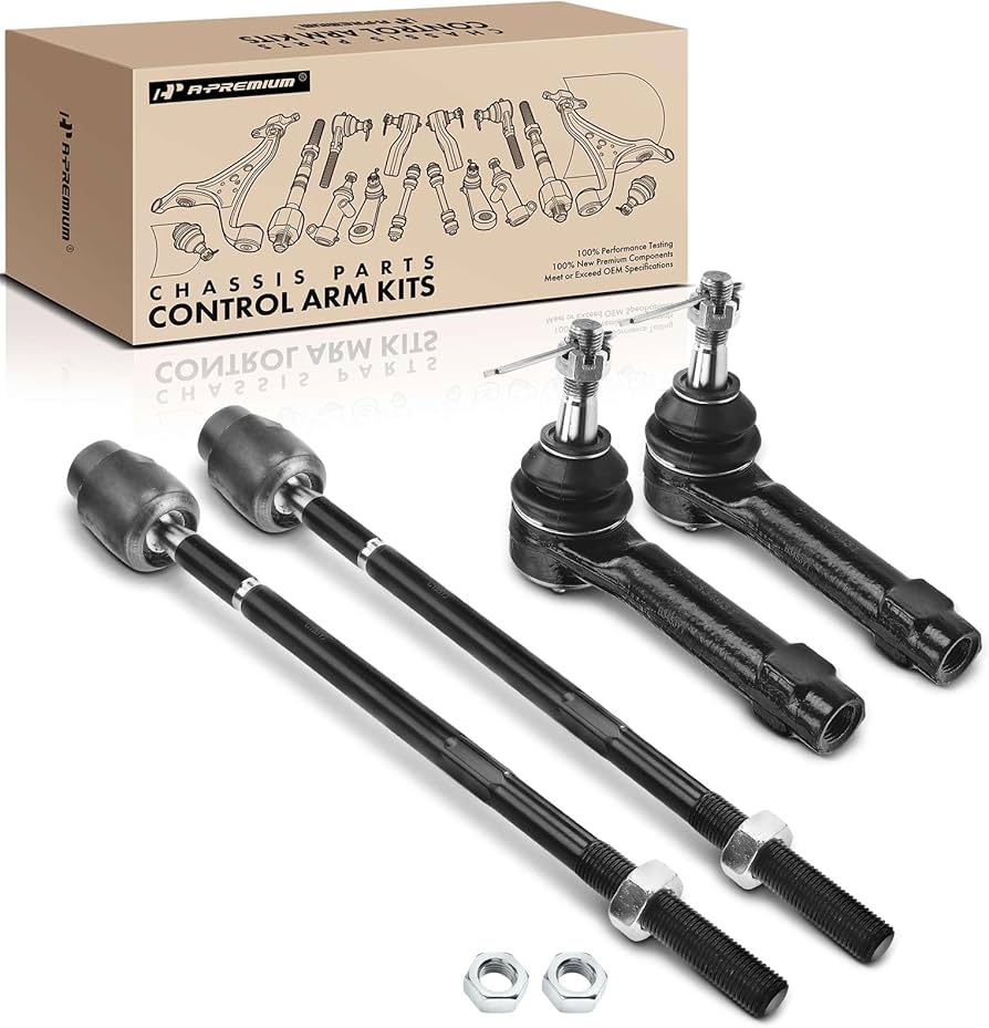 Amazon.co.jp: A-Premium フロントインナーアウタータイロッドエンド