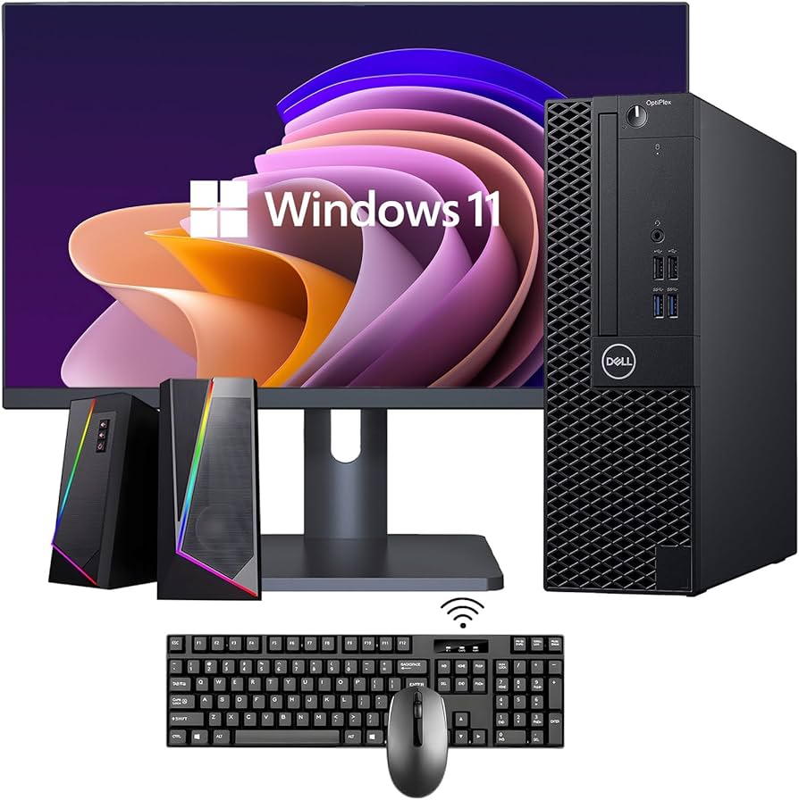 Dell Optiplex 3060 Computer Desktop with Hexa Core 8500 Processor