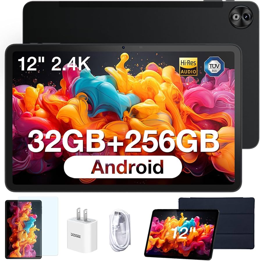 Amazon.com : DOOGEE T20 Ultra 12 Inch Tablet, 10800mAh, 32GB+256GB