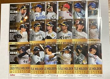 Amazon.co.jp: プロ野球チップス 2024 タイトルホルダーカード 16枚