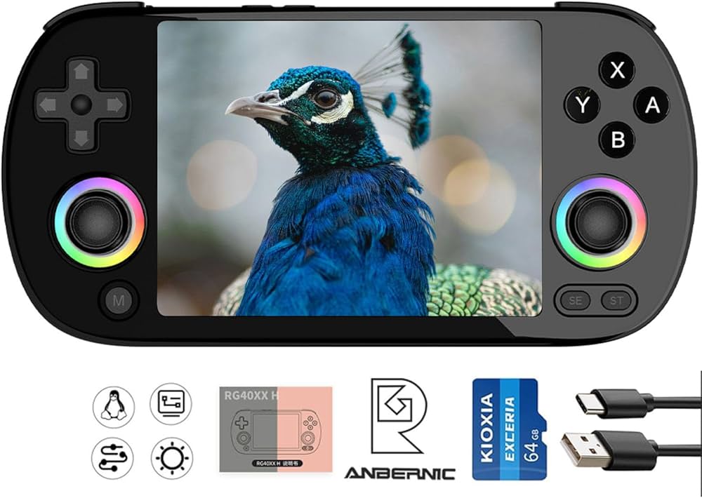 Amazon | ANBERNIC RG40XXH ポータブルゲーム機 5G WiFi 4.2 Bluetooth