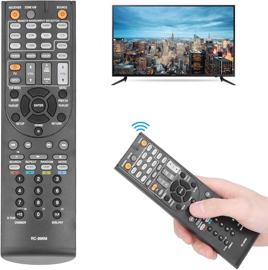 Amazon | T opiky RC-896Mリモコン交換用、Onkyo用、パワーアンプAV