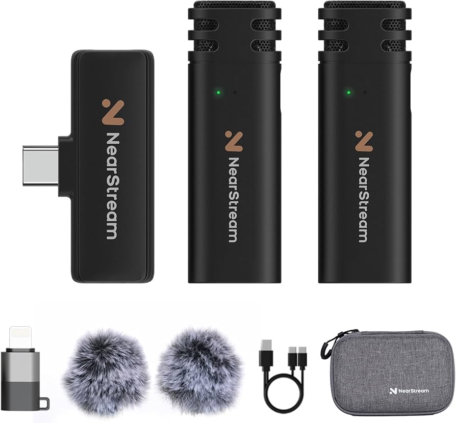 Amazon.co.jp: NearStream ピンマイク ワイヤレスマイク iPhone