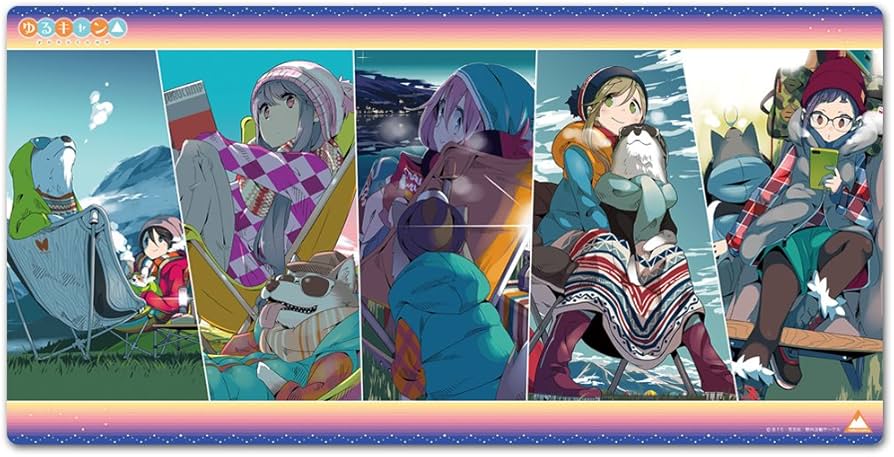 Amazon | ラバープレイマットコレクション「ゆるキャン△/原作扉絵ver