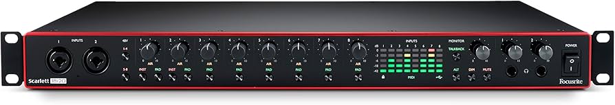 Amazon.co.jp: Focusrite Scarlett 18i20 3rd Gen オーディオ