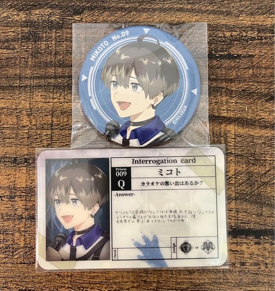 Amazon.co.jp: MILGRAM カラオケの鉄人 カラ鉄 缶バッジ 尋問カード