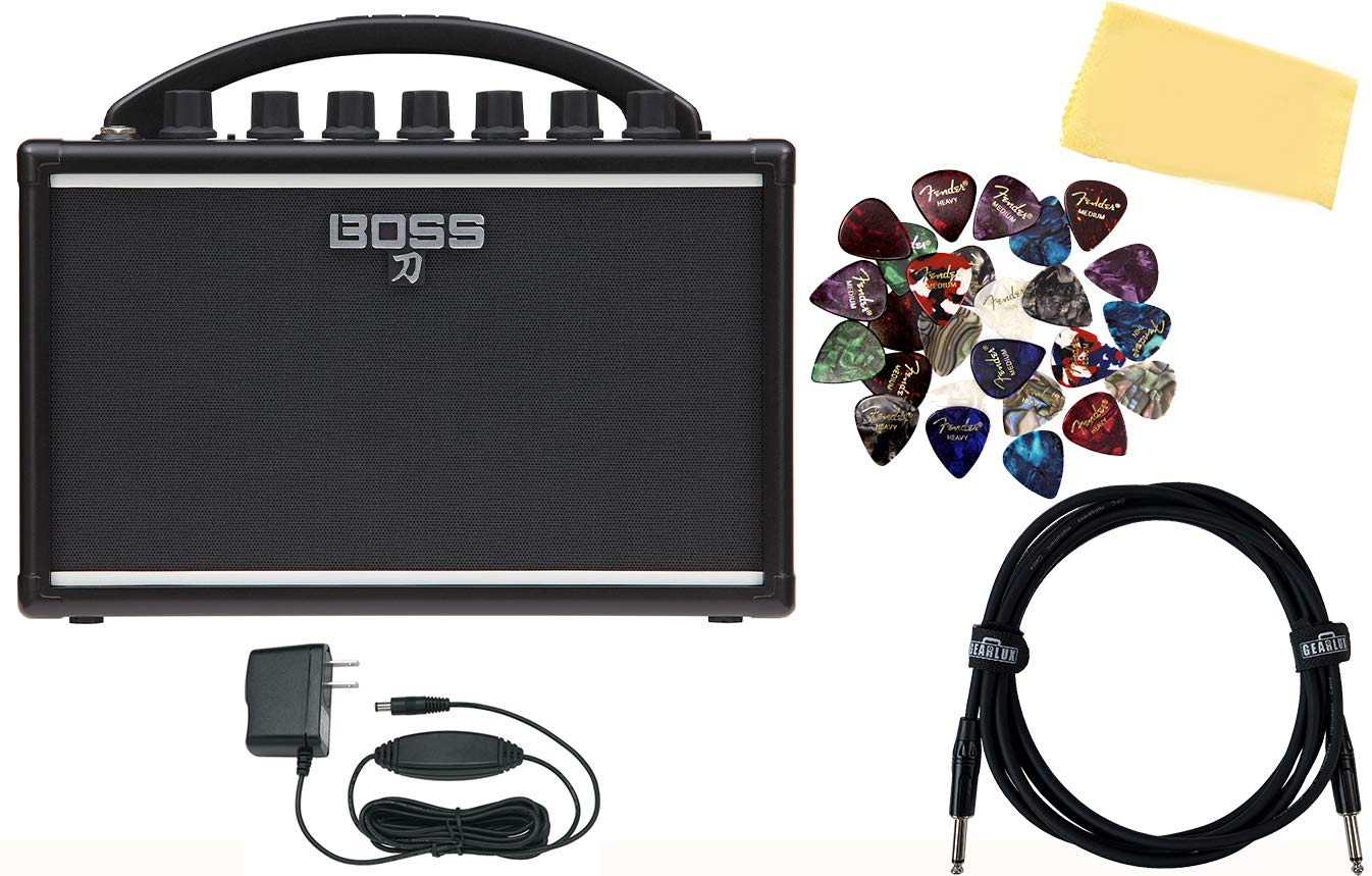 Amazon.com: Boss Katana Mini Guitar Amplifier Bundle with Gearlux