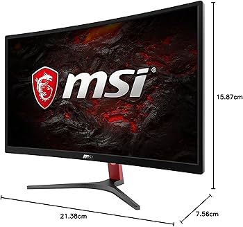 Amazon.co.jp: MSI Optix G24C ゲーミングディスプレイ [24型 湾曲