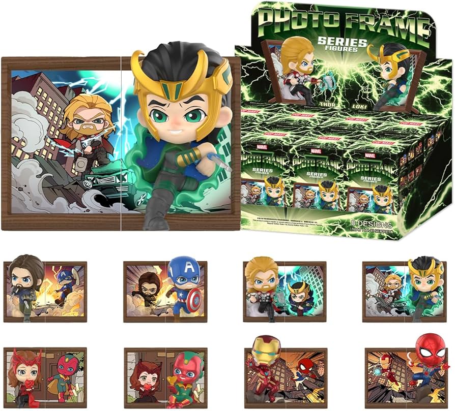 Amazon.co.jp: POP MART MARVEL フォトフレーム シリーズ【アソート