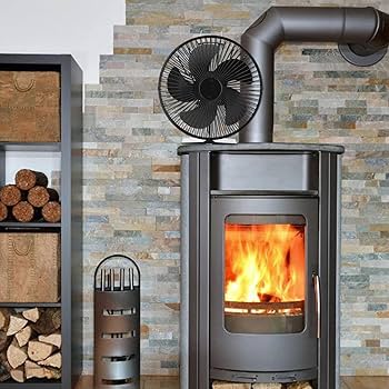 Amazon.co.jp: ストーブファン 薪ストーブファン エコストーブファン