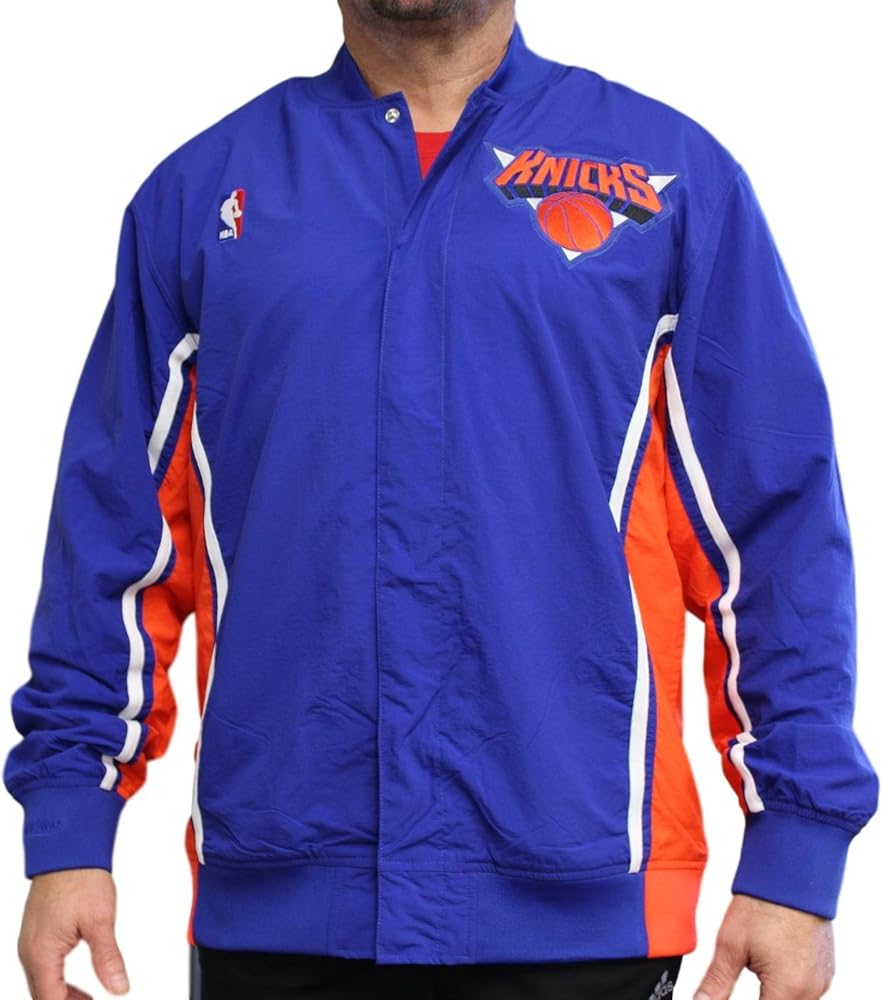Amazon.com: Mitchell & Ness NY Knicks Authentic Warm Up Jacket