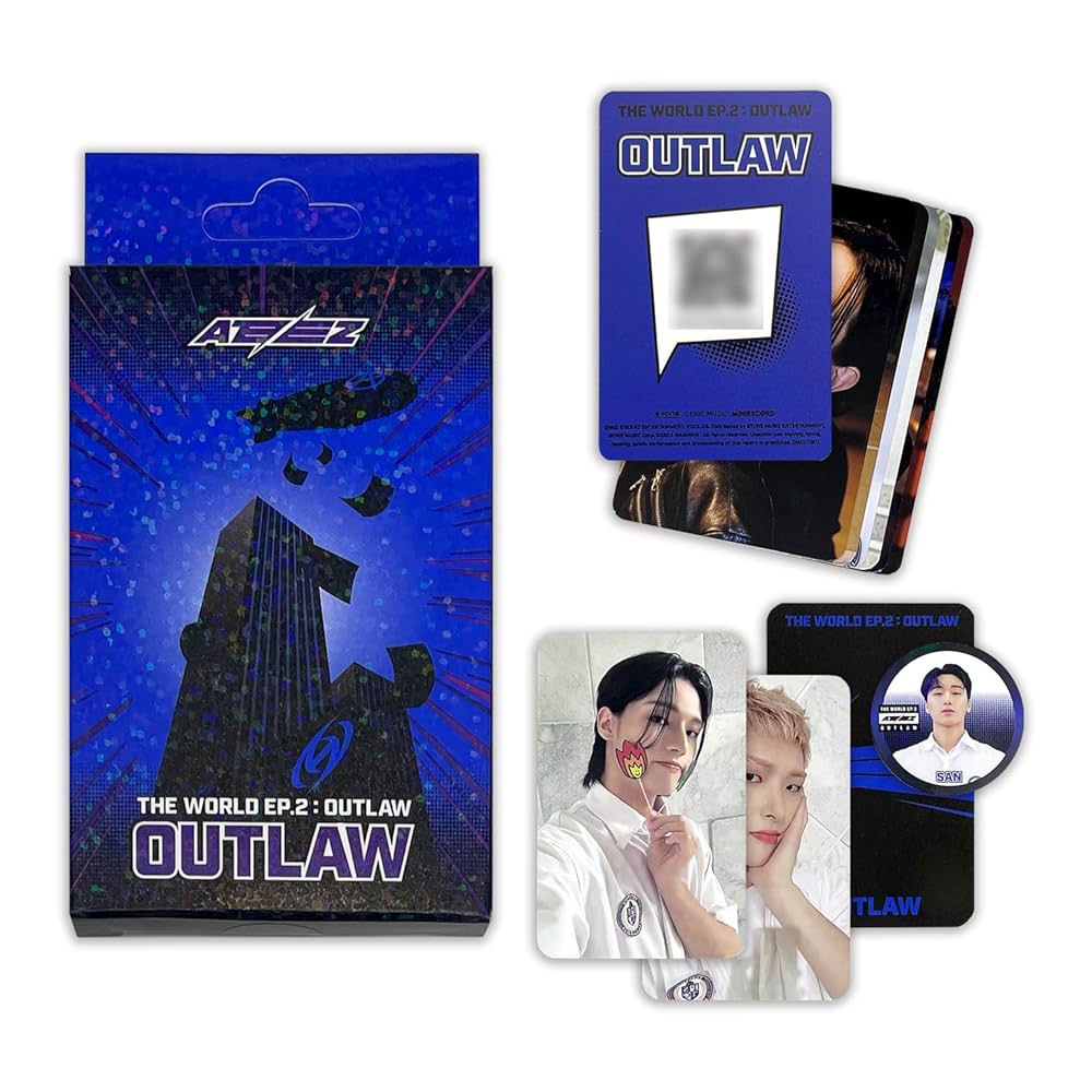 ATEEZ – [THE WORLD EP.2: OUTLAW] (PLATFORM VER.) Case + Mini Card