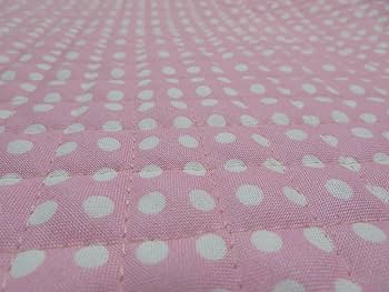 Amazon | キルティング 1m単位切り売り Q-123 水玉柄 キルト ピンク