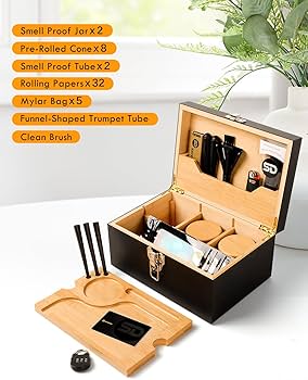 Amazon.com: SafeDelux Large Bamboo Box with Combination Lock