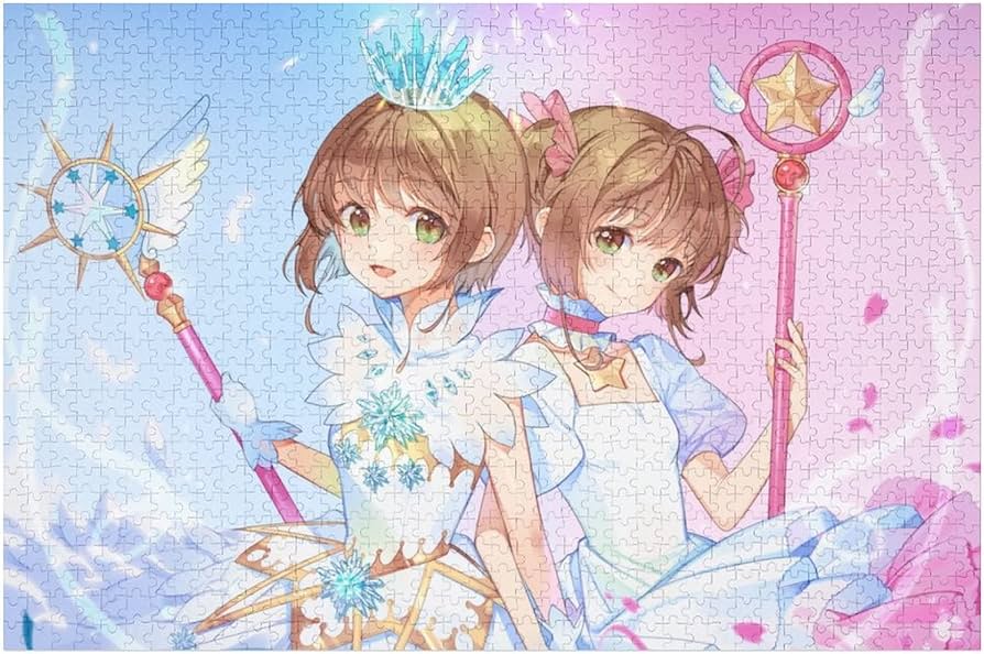 Amazon | カードキャプターさくら 1000ピース 益智減圧玩具 木製パズル