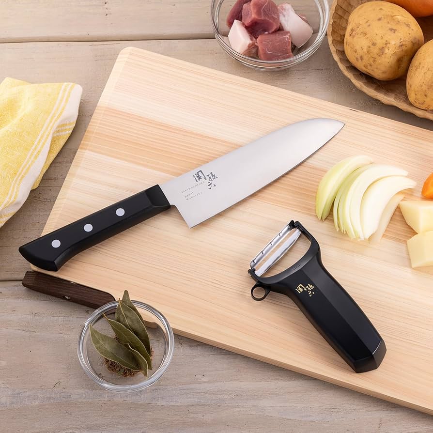 Amazon | 貝印 KAI 関孫六 わかたけ 三徳包丁165mm&ピーラーセット