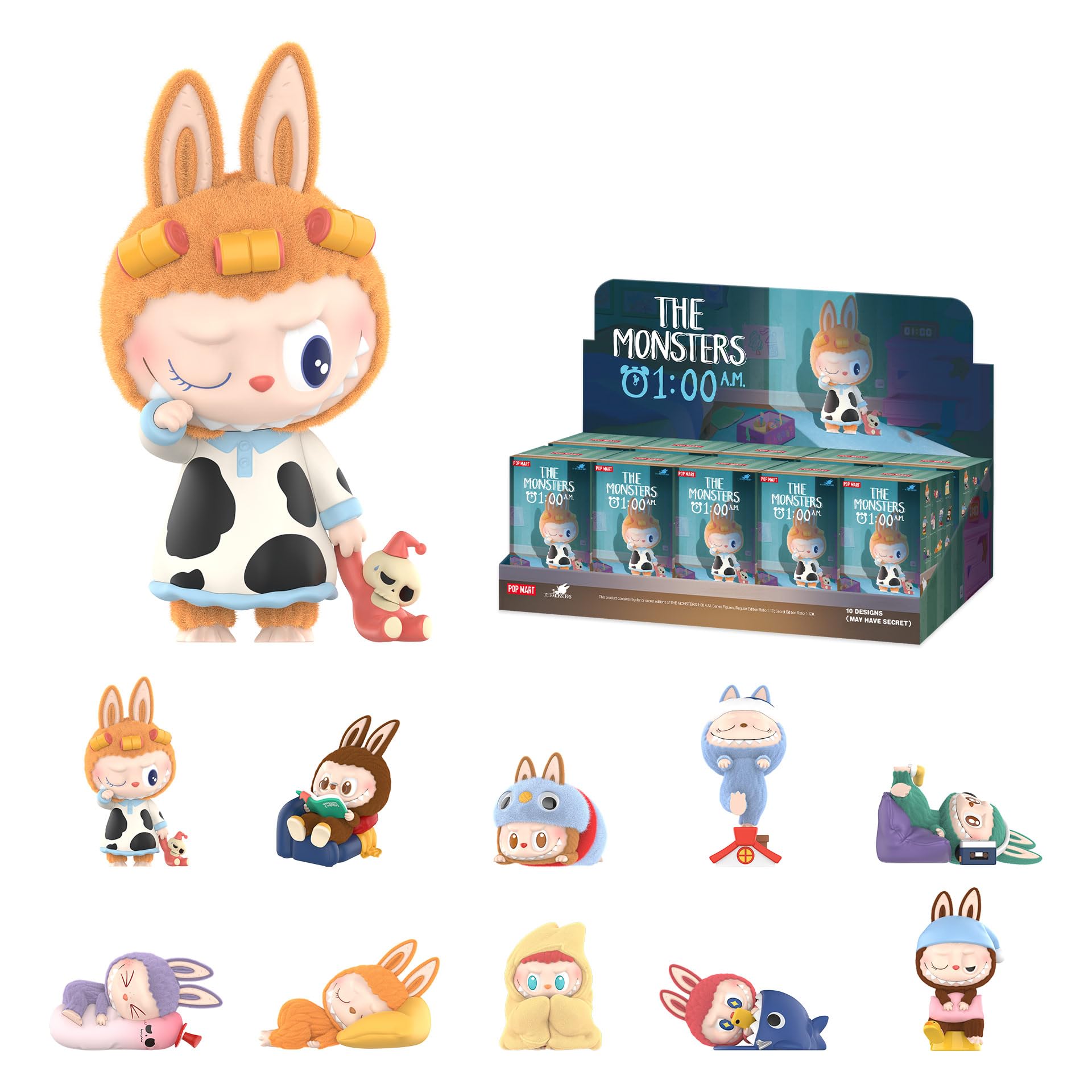 Amazon.com: POP MART The Monsters 1:00 A.M. Series Blind Box