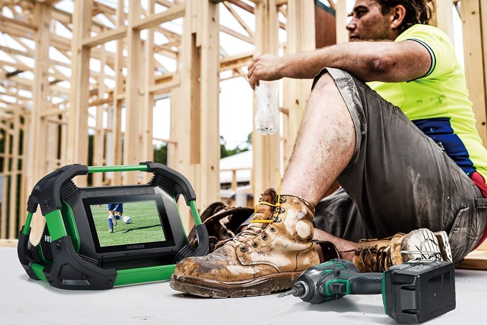 Amazon.co.jp: HiKOKI(ハイコーキ) 18V コードレスラジオ付テレビ 充電