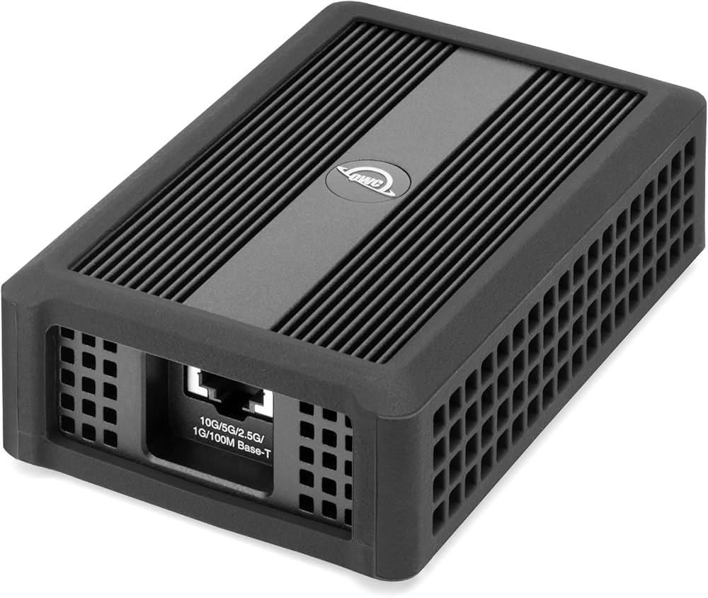 OWC Adaptador Ethernet Thunderbolt 3 10G, para conexões de rede de