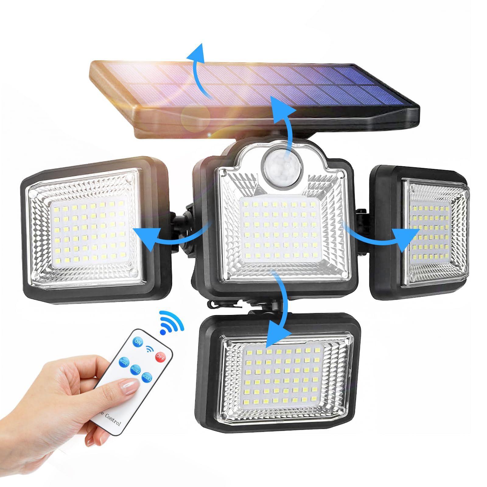 Amazon | LAOSEP ソーラーライト センサーライト 屋外 分離型 一体式