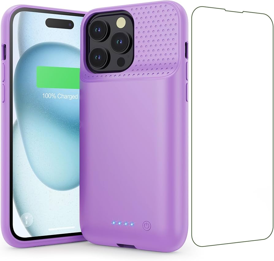 Amazon.com: Battery Case for iPhone 15 Pro Max,Powerful 8600mah