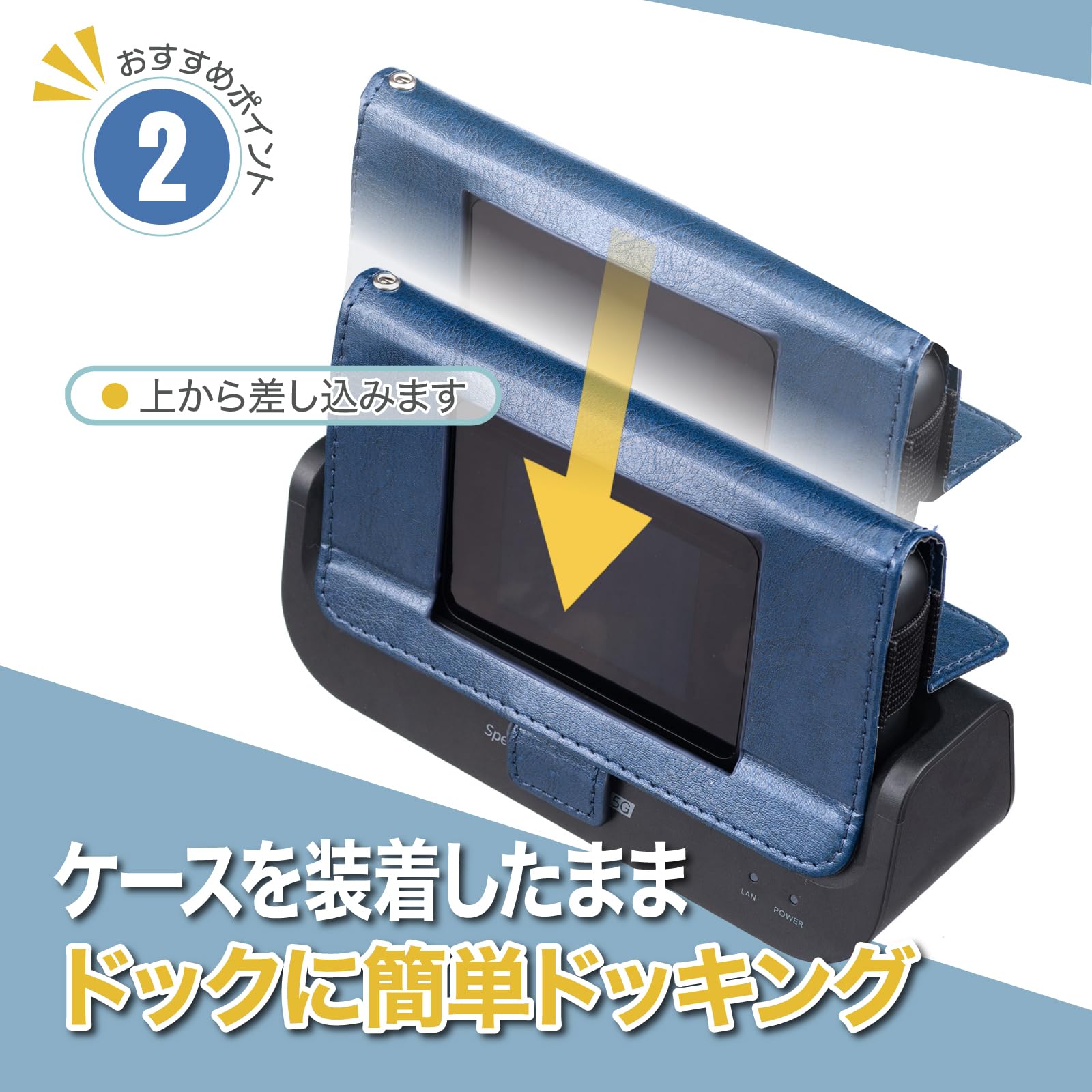 Amazon.co.jp: Speed Wi-Fi DOCK 5G 01 向け 専用設計 ケース カバー