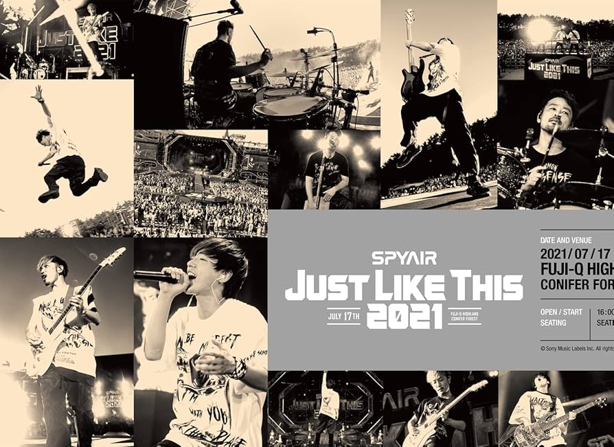 Amazon.co.jp: JUST LIKE THIS 2021 (BD) [Blu-ray] : SPYAIR, SPYAIR: DVD